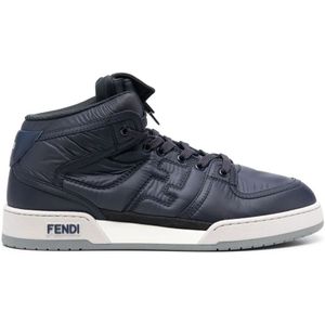 Fendi, Heren, Schoenen, Blauw, Maat: 40 EU Polyamide,