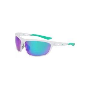 Nike Stijlvolle zonnebril voor bescherming , Gray , unisex , Maat: 68 MM