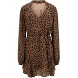 Mini-jurk met strikceintuur, model 'WANDA'