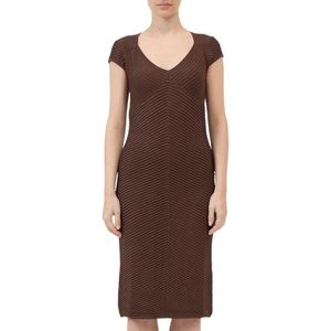 Federica Tosi, Dames, Jurken, Bruin, Maat: S Viscose,