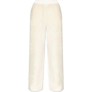 Moncler, Dames, Broeken, Beige, Maat: S Katoen,