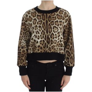 Dolce & Gabbana, Dames, Sweatshirts & Hoodies, Veelkleurig, Maat: M