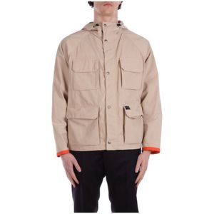 Fay, Heren, Jassen, Beige, Maat: M Nylon,