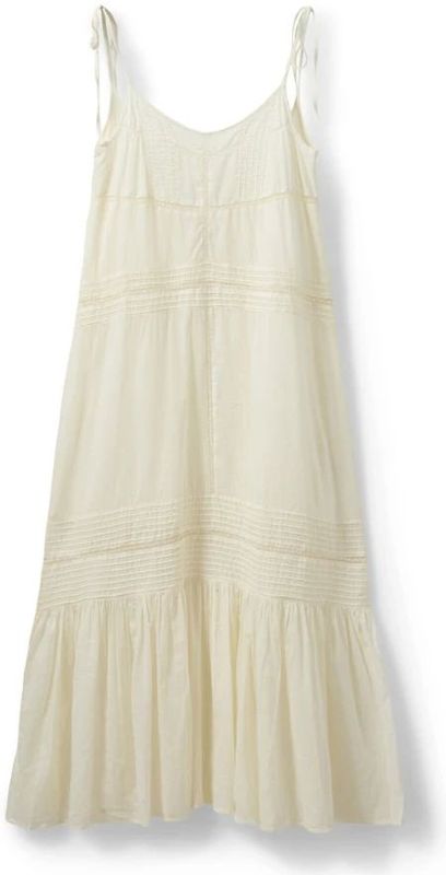 Sofie Schnoor - A-lijn Jurk - Beige - Katoen