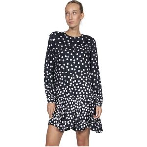 Moschino, Dames, Jurken, Zwart, Maat: XS