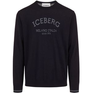 Iceberg, Heren, Truien, Blauw, Maat: M