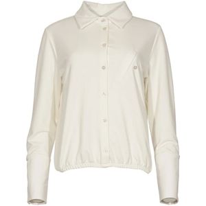 Maicazz - Polly Blouse - Wit - Dames - Lichtgewicht Stof - Knoopsluiting