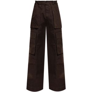 Dsquared2, Heren, Broeken, Bruin, Maat: S Katoen,