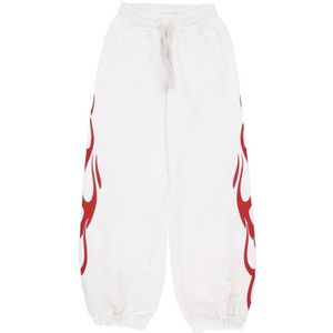 Vision OF Super, Dames, Broeken, Wit, Maat: M Katoen,
