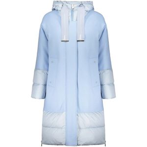 Herno, Dames, Mantels, Blauw, Maat: S Wol,