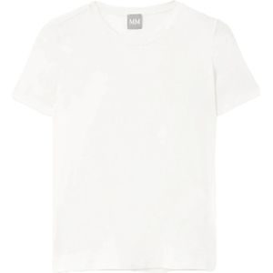 Max Mara, Dames, Tops, Wit, Maat: S Katoen,