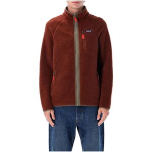 Patagonia, Heren, Jassen, Bruin, Maat: XL Fleece,
