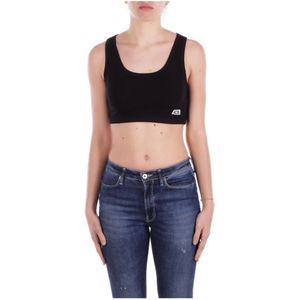 Gcds, Dames, Tops, Zwart, Maat: L Katoen,