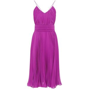 Max Mara, Dames, Jurken, Paars, Maat: M Zijde,