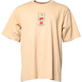 Dolce & Gabbana - Short Sleeve T-shirt - Beige - Regular Fit
