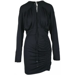 Dondup, Dames, Jurken, Zwart, Maat: M Jersey,