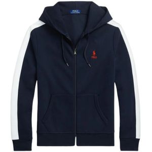 Polo Ralph Lauren, Heren, Sweatshirts & Hoodies, Blauw, Maat: XL Katoen,