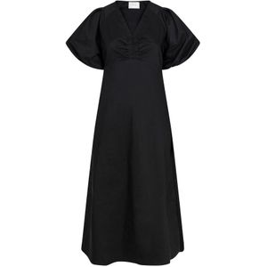 Neo Noir, Dames, Jurken, Zwart, Maat: S Katoen,