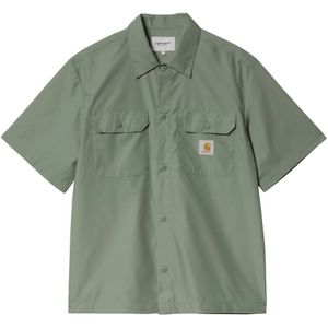 Carhartt Wip, Heren, Overhemden, Groen, Maat: XL Katoen,