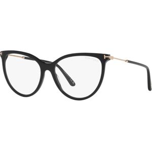 TOM FORD - FT5994-B - Optische Monturen - Zwart - Acetaat - Kattenoog