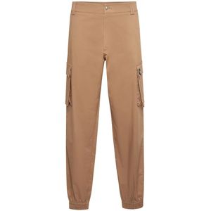 Philipp Plein, Heren, Broeken, Beige, Maat: M Katoen,