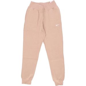 Nike, Dames, Broeken, Roze, Maat: L Fleece,