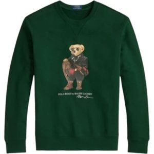 Polo Ralph Lauren, Heren, Sweatshirts & Hoodies, Groen, Maat: L Katoen,
