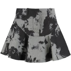 Fendi, Dames, Rokken, Veelkleurig, Maat: XS Katoen,