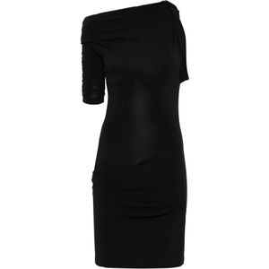 Jacquemus, Dames, Jurken, Zwart, Maat: S Viscose,