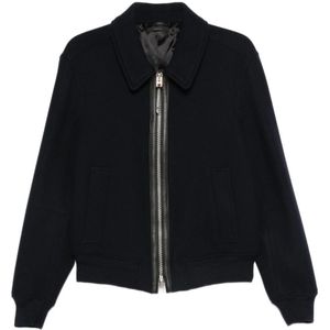 Tom Ford, Heren, Jassen, Blauw, Maat: L