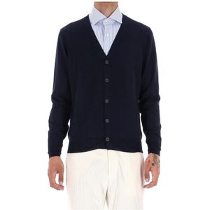 Drumohr, Heren, Truien, Blauw, Maat: L Wol,