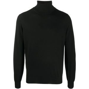 Brunello Cucinelli, Heren, Truien, Zwart, Maat: L Wol,