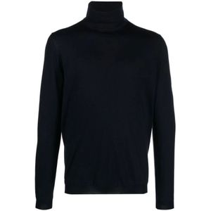 Goes Botanical, Heren, Truien, Blauw, Maat: S Wol,