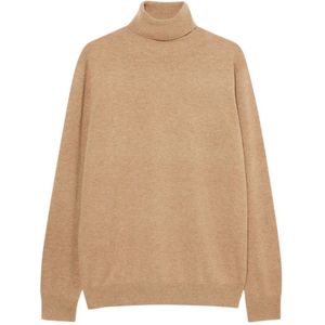 Brooks Brothers, Heren, Truien, Bruin, Maat: M Wol,