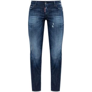 Dsquared2, Dames, Jeans, Blauw, Maat: 2XS Denim,