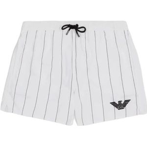 Emporio Armani, Heren, Badkleding, Wit, Maat: 2XL