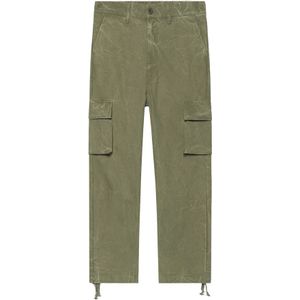 John Elliott, Heren, Broeken, Groen, Maat: M Katoen,