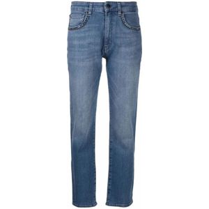 Love Moschino, Dames, Jeans, Blauw, Maat: W30 Katoen,