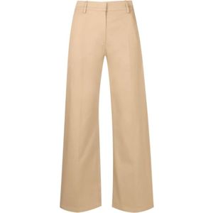 Valentino, Dames, Broeken, Bruin, Maat: XS Katoen,