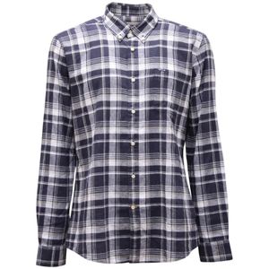 Barbour, Heren, Overhemden, Blauw, Maat: L Katoen,