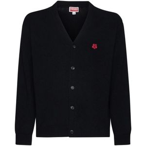 Kenzo, Heren, Truien, Zwart, Maat: S Wol,