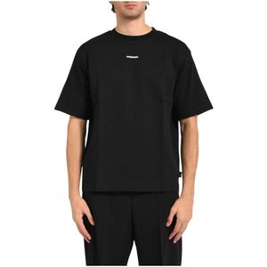 Patrizia Pepe, Heren, Tops, Zwart, Maat: XL Katoen,