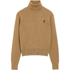 Ami Paris, Heren, Truien, Bruin, Maat: M Wol,