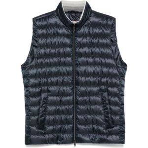 Herno, Heren, Jassen, Blauw, Maat: S Nylon,