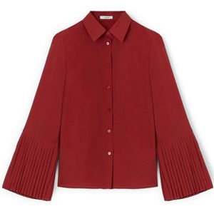 Motivi, Dames, Blouses & Shirts, Rood, Maat: 2XS Poliester,