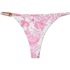 Versace, Dames, Badkleding, Roze, Maat: 2XL Zijde,