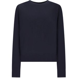 Max Mara, Dames, Truien, Blauw, Maat: M Wol,