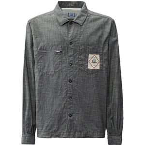 C.p. Company, Heren, Blouses & Shirts, Grijs, Maat: M