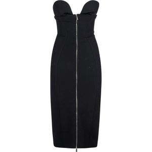 Off White, Dames, Jurken, Zwart, Maat: 2XS