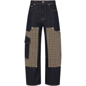 Ganni, Dames, Jeans, Blauw, Maat: W27 Denim,